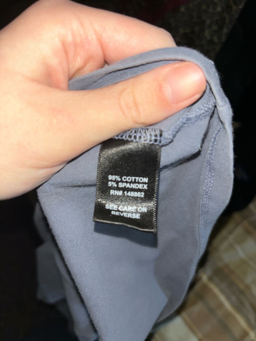 torrid Gray/Blue Scoop Neck Tank with Front Ruching - Picture 4 of 4